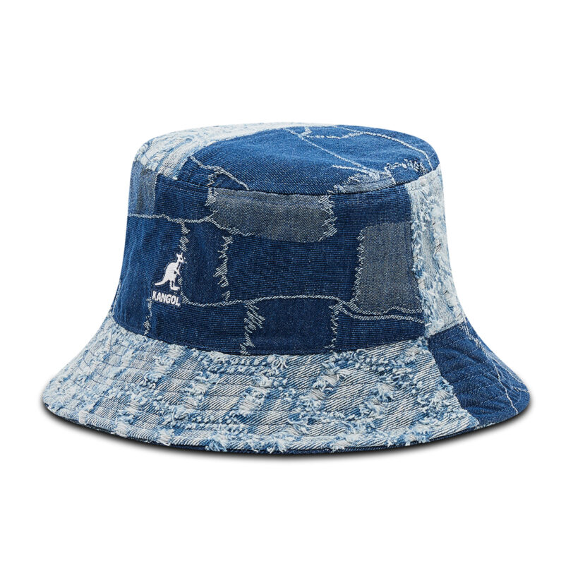 Капела Kangol Denim Mashup Bucket K5296 Тъмносин цвят на ниска цена