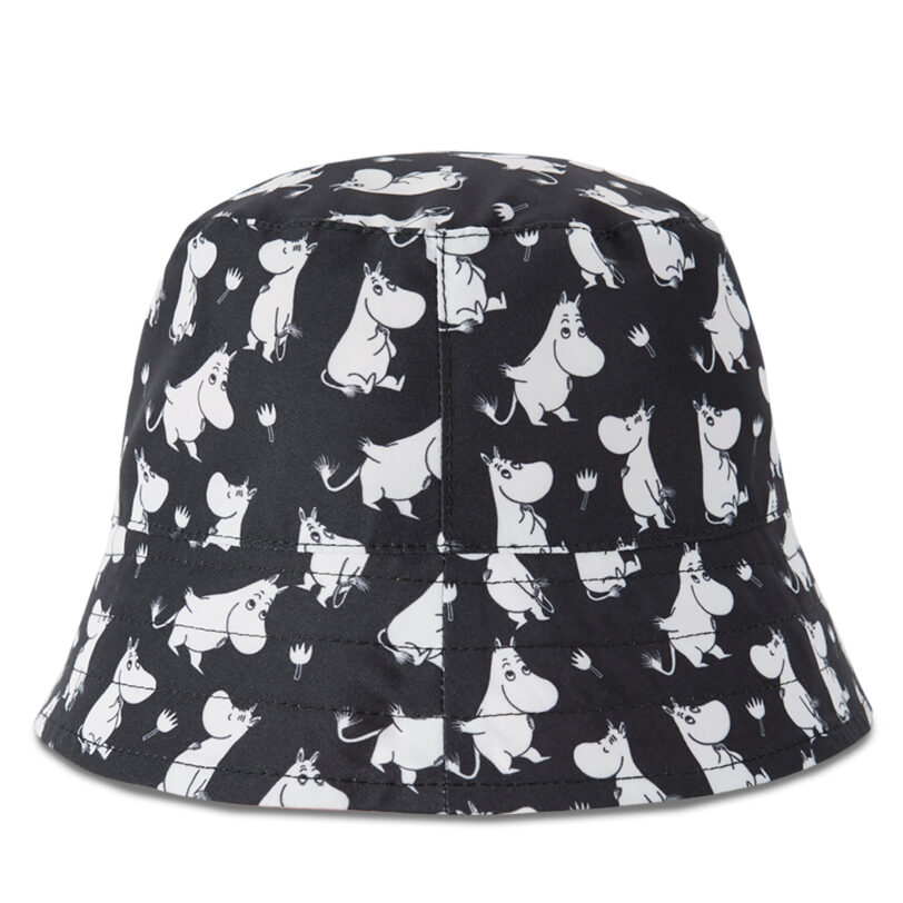 Капела Reima Bucket Moomin Svalka 5300268A Черен цвят на ниска цена