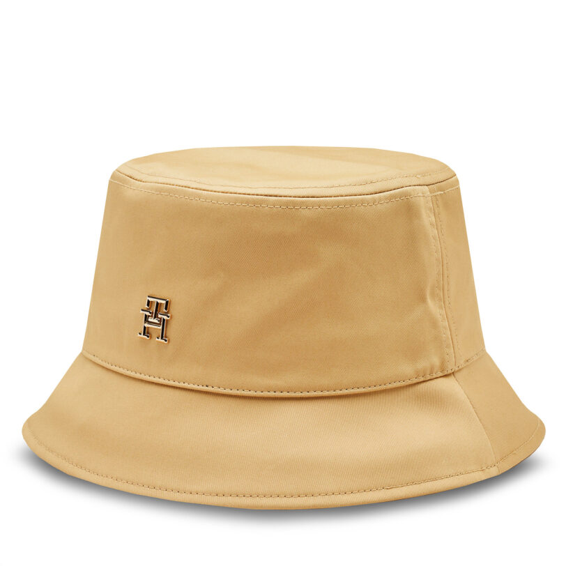 Капела Tommy Hilfiger Distinct Rain Bucket Hat AW0AW16781 Бежов цвят на ниска цена