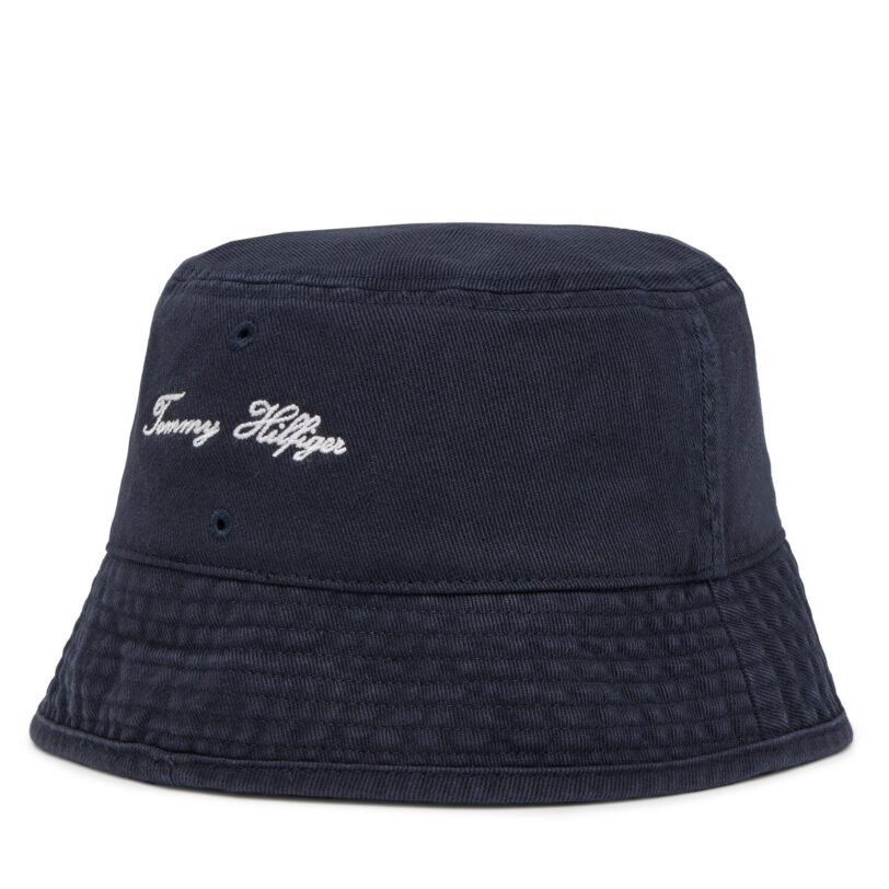 Капела Tommy Hilfiger Seasonal Flag Bucket AM0AM13384 Тъмносин цвят на ниска цена