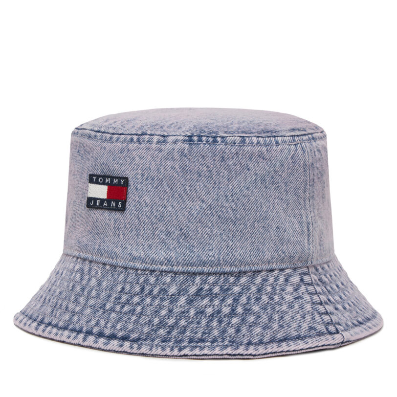 Капела Tommy Jeans Tjw Heritage Denim Bucket Hat AW0AW17816 Розов цвят на ниска цена