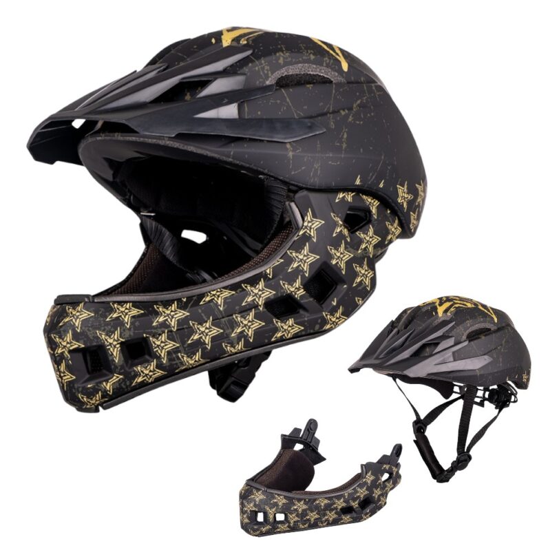 Каска Downhill W-TEC Delgada Golden Stars на ниска цена