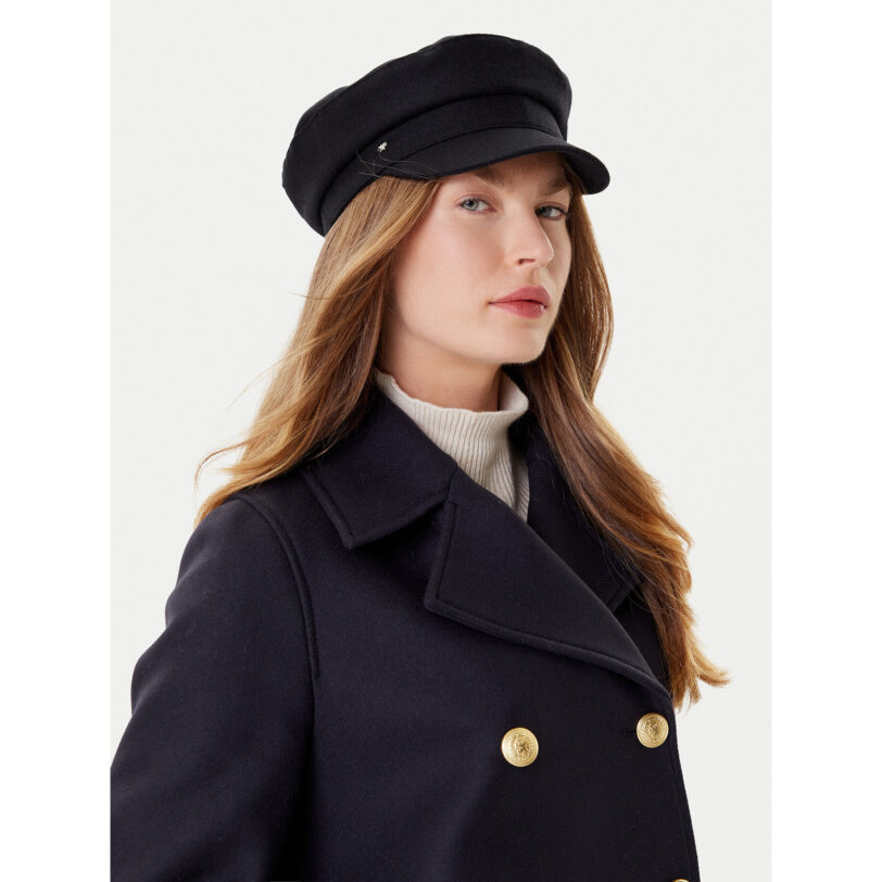 Каскет Weekend Max Mara Angora 2525576044 Черен цвят на ниска цена