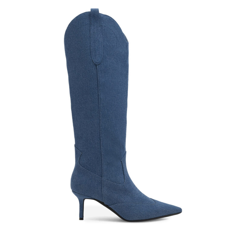 Каубойски обувки Nine West ZARIYA 909001D Син цвят на ниска цена
