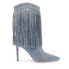 Каубойски обувки Steve Madden Delray Bootie SM11002946-04004-48K Син цвят на ниска цена