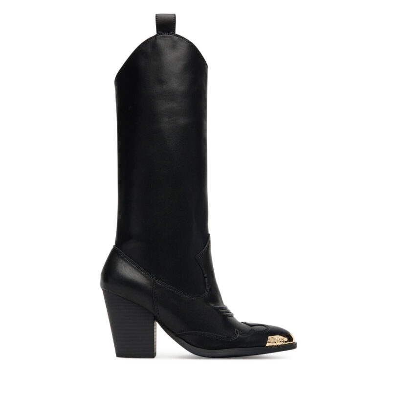 Каубойски обувки Versace Jeans Couture 79VA3S12 Черен цвят на ниска цена