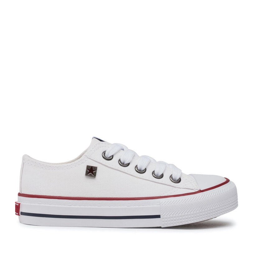 Кецове Big Star Shoes DD374160 S Бял цвят на ниска цена