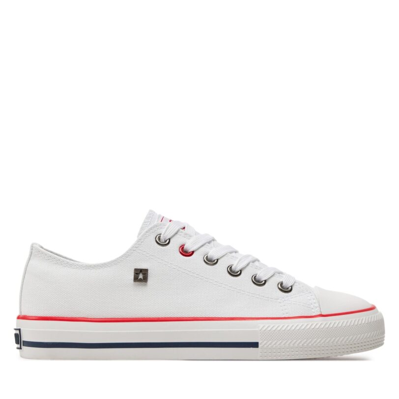 Кецове Big Star Shoes NN274656 Бял цвят на ниска цена
