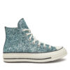 Кецове Converse Chuck 70 Glitter Hi A10097C 486 Син цвят на ниска цена