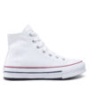 Кецове Converse Chuck Taylor All Star Eva Lift Hi 272856C Бял цвят на ниска цена