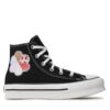 Кецове Converse Chuck Taylor All Star Eva Lift Hi A05166C Черен цвят на ниска цена
