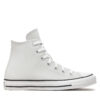 Кецове Converse Chuck Taylor All Star Faux Leather A08640C Сив цвят на ниска цена