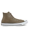 Кецове Converse Chuck Taylor All Star Faux Leather Hi A09482C 216 Кафяв цвят на ниска цена