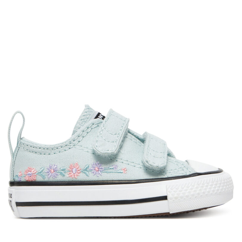 Кецове Converse Chuck Taylor All Star Florals A11785C Светлосиньо цвят на ниска цена