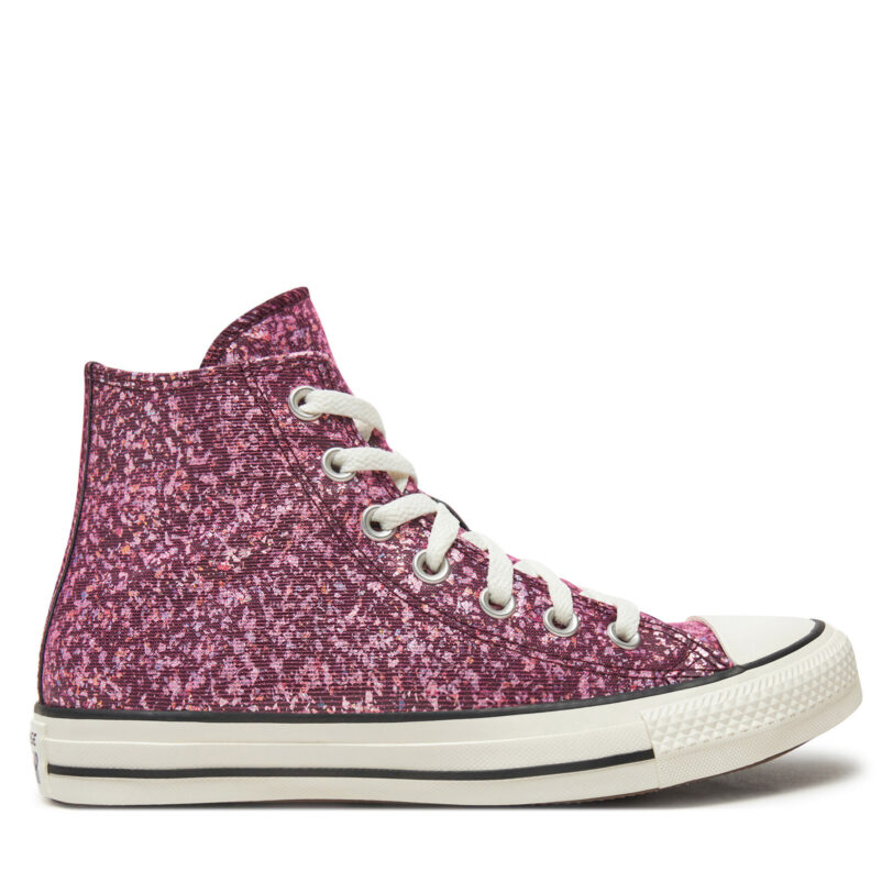 Кецове Converse Chuck Taylor All Star Glitter Hi A11137C Розов цвят на ниска цена