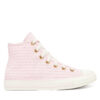 Кецове Converse Chuck Taylor All Star Knit Hi A13643C Розов цвят на ниска цена