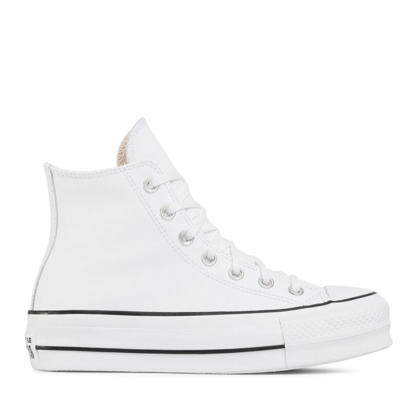 Кецове Converse Chuck Taylor All Star Lift Clean Hi 561676C Бял цвят на ниска цена