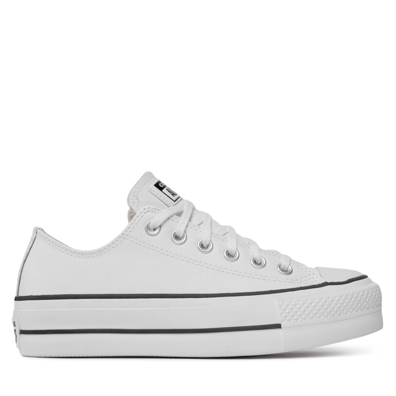 Кецове Converse Chuck Taylor All Star Lift Clean Ox 561680C Бял цвят на ниска цена