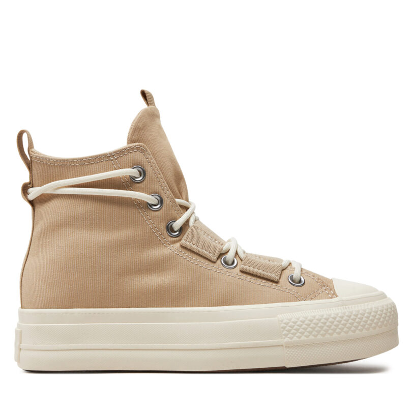 Кецове Converse Chuck Taylor All Star Lift Platform A06494C Бежов цвят на ниска цена