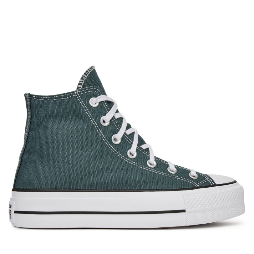 Кецове Converse Chuck Taylor All Star Lift Platform A12596C Зелен цвят на ниска цена