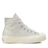 Кецове Converse Chuck Taylor All Star Lift Platform Butterflies A07538C Бял цвят на ниска цена