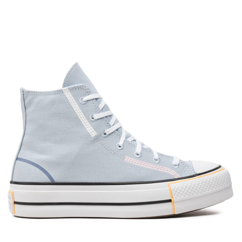 Кецове Converse Chuck Taylor All Star Lift Platform Color Pop Hi A07596C Син цвят на ниска цена