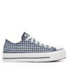 Кецове Converse Chuck Taylor All Star Lift Platform Gingham A13664C Тъмносин цвят на ниска цена