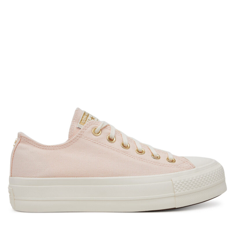 Кецове Converse Chuck Taylor All Star Lift Platform Gold A12584C Розов цвят на ниска цена