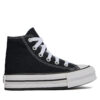 Кецове Converse Chuck Taylor All Star Lift Platform High Top Little Kids 372859C Черен цвят на ниска цена