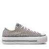 Кецове Converse Chuck Taylor All Star Lift Platform Ox A07573C Сив цвят на ниска цена