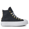 Кецове Converse Chuck Taylor All Star Lift Platform Star Studded A05453C Черен цвят на ниска цена