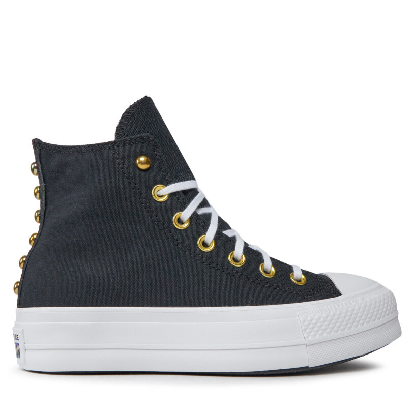 Кецове Converse Chuck Taylor All Star Lift Platform Star Studded A05453C Черен цвят на ниска цена
