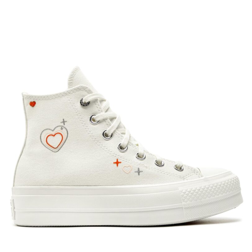 Кецове Converse Chuck Taylor All Star Lift Platform Y2K A09114C Бял цвят на ниска цена