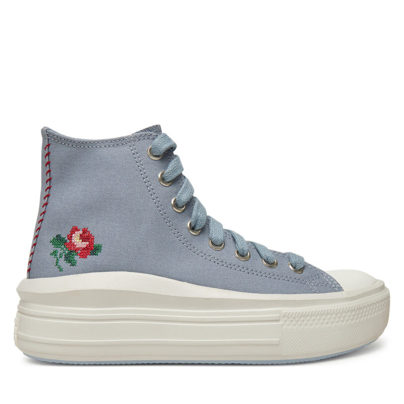 Кецове Converse Chuck Taylor All Star Move Platform Rose A12571C Сив цвят на ниска цена