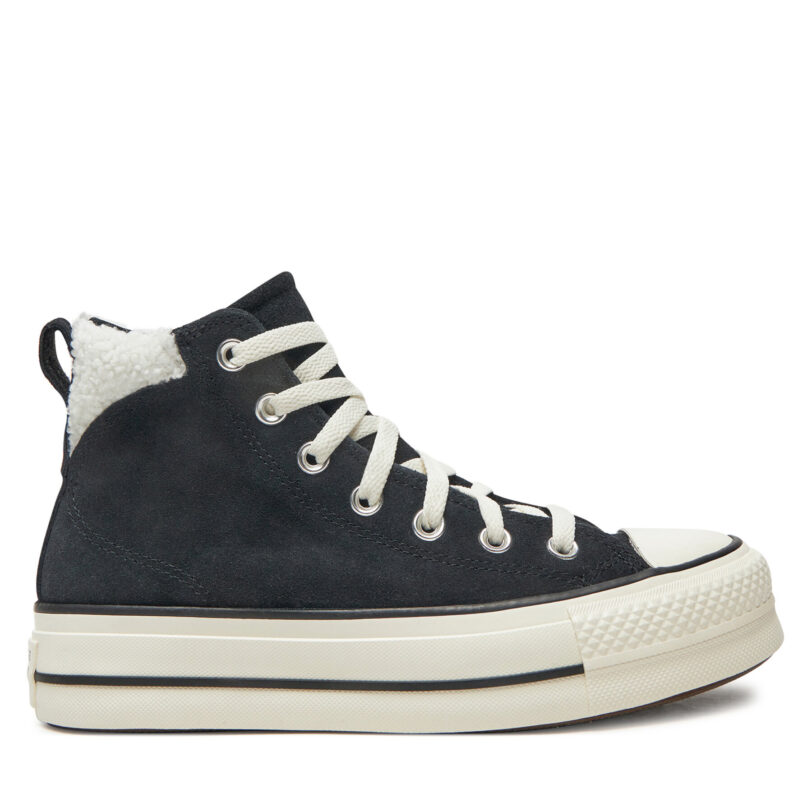 Кецове Converse Chuck Taylor All Star Puff Lift A09377C Черен цвят на ниска цена