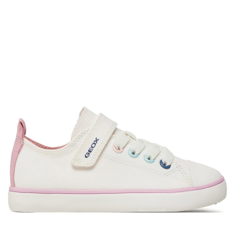 Кецове Geox J Gisli Girl J454NA 00010 C1000 S Бял цвят на ниска цена