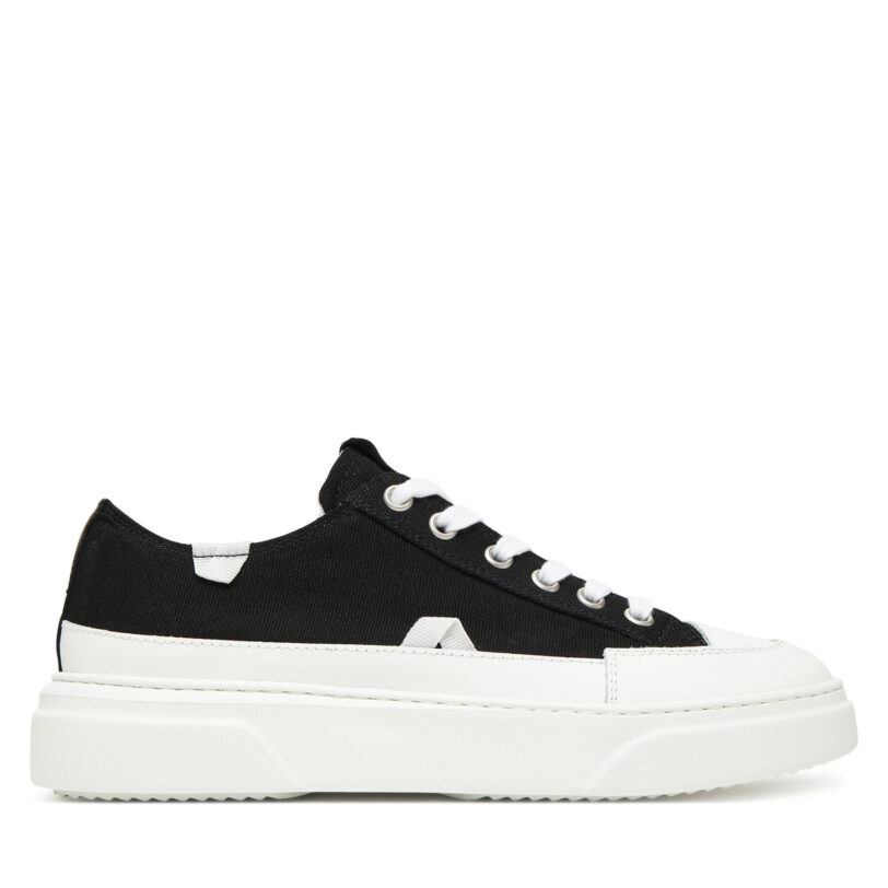 Кецове Inuikii Camvas Lex Low 50102-548 Черен цвят на ниска цена