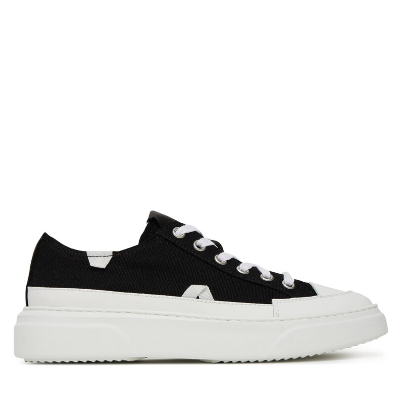 Кецове Inuikii Camvas Lex Low 50102-548 Черен цвят на ниска цена