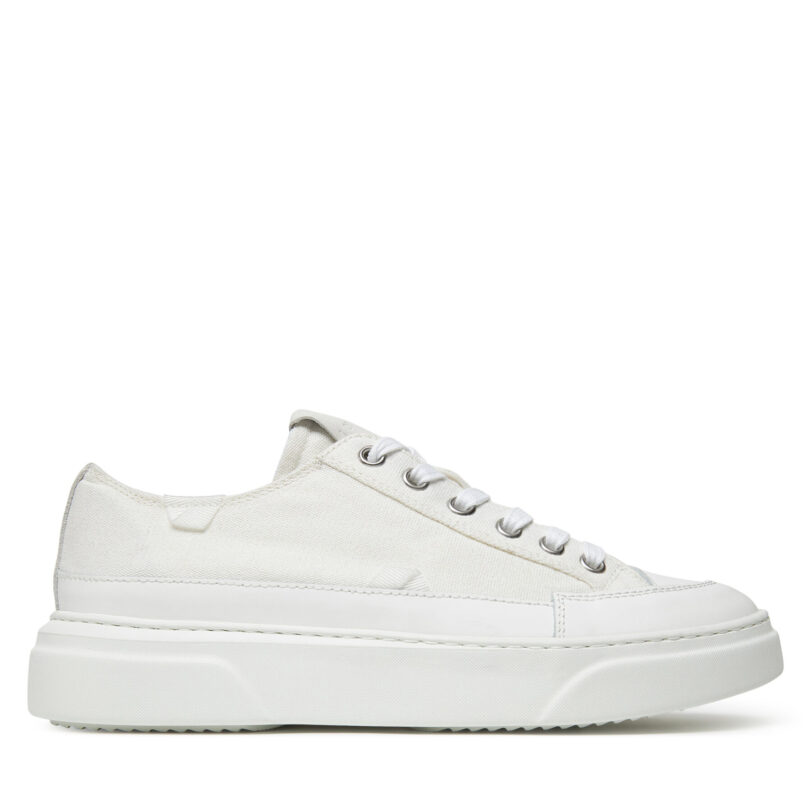Кецове Inuikii Canvas Lex Low 50102-091 Бял цвят на ниска цена
