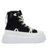 Кецове Inuikii Matilda Canvas High 30103-025 Черен цвят на ниска цена