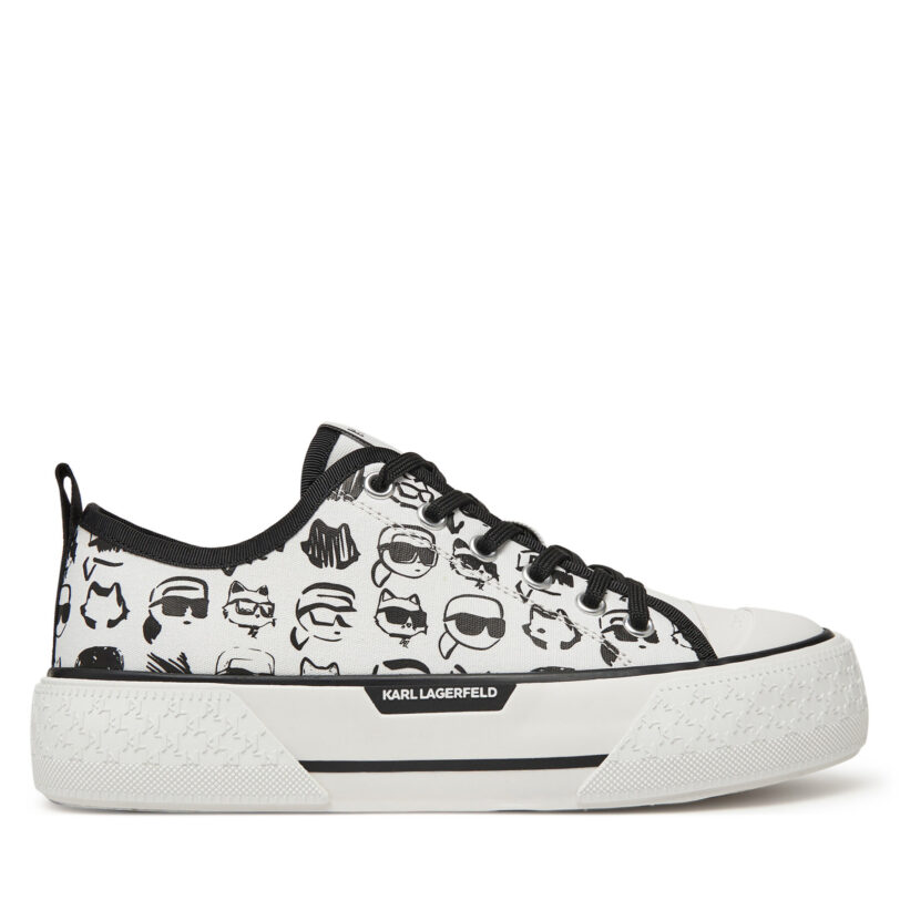 Кецове KARL LAGERFELD KL60612T Бял цвят на ниска цена