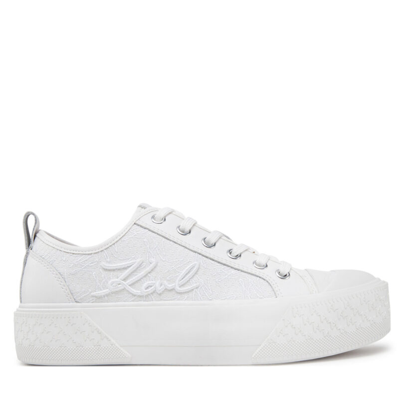 Кецове KARL LAGERFELD Kampus Max III KL60611F Бял цвят на ниска цена