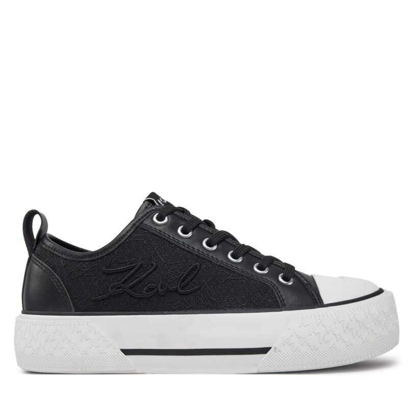 Кецове KARL LAGERFELD Kampus Max III KL60611F Черен цвят на ниска цена