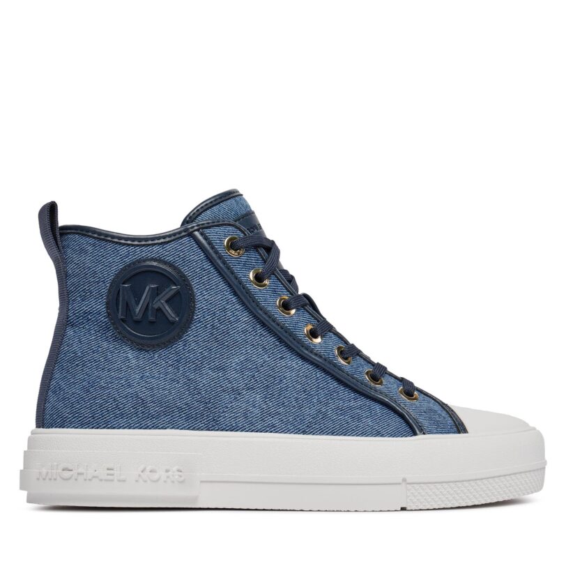 Кецове MICHAEL Michael Kors Evy High Top 43R4EYFS6D Син цвят на ниска цена
