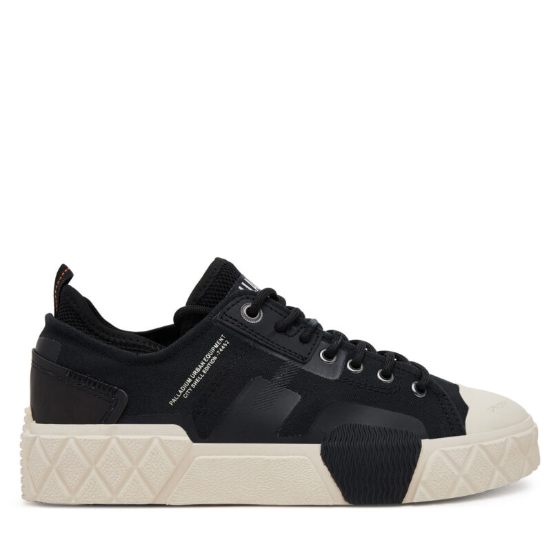 Кецове Palladium Ace City Shell Lo 2 74452-008-M Черен цвят на ниска цена