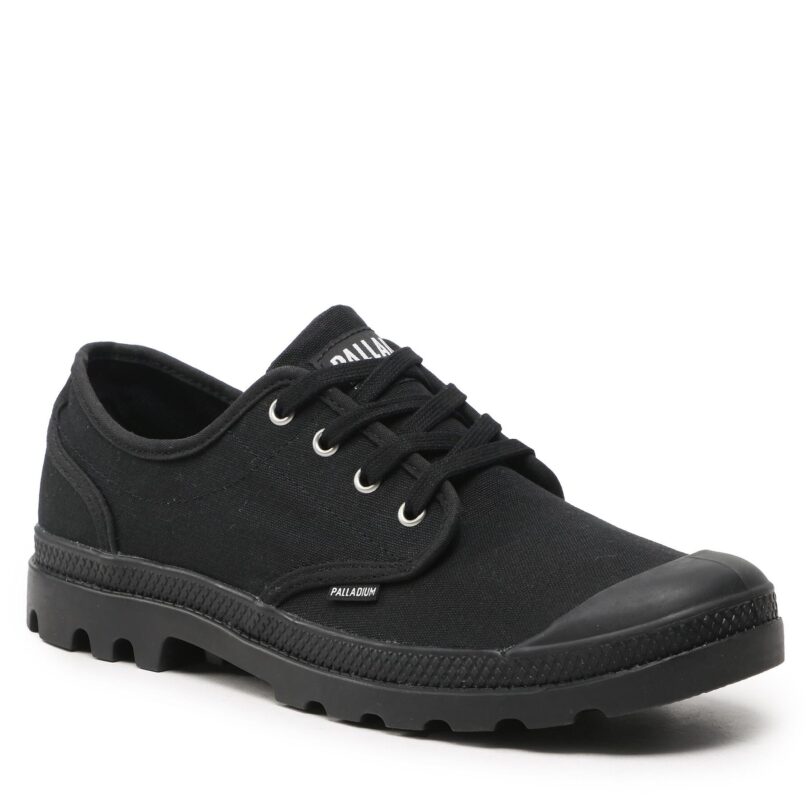 Кецове Palladium Pampa Oxford 02351-008-M Черен цвят на ниска цена