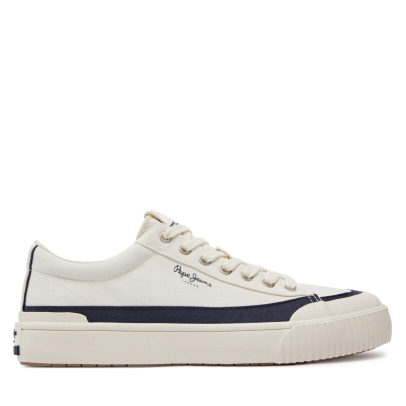 Кецове Pepe Jeans Ben Band M PMS31043 Бял цвят на ниска цена