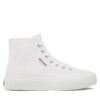 Кецове Superga 2696 Stripe S112I9W Бял цвят на ниска цена