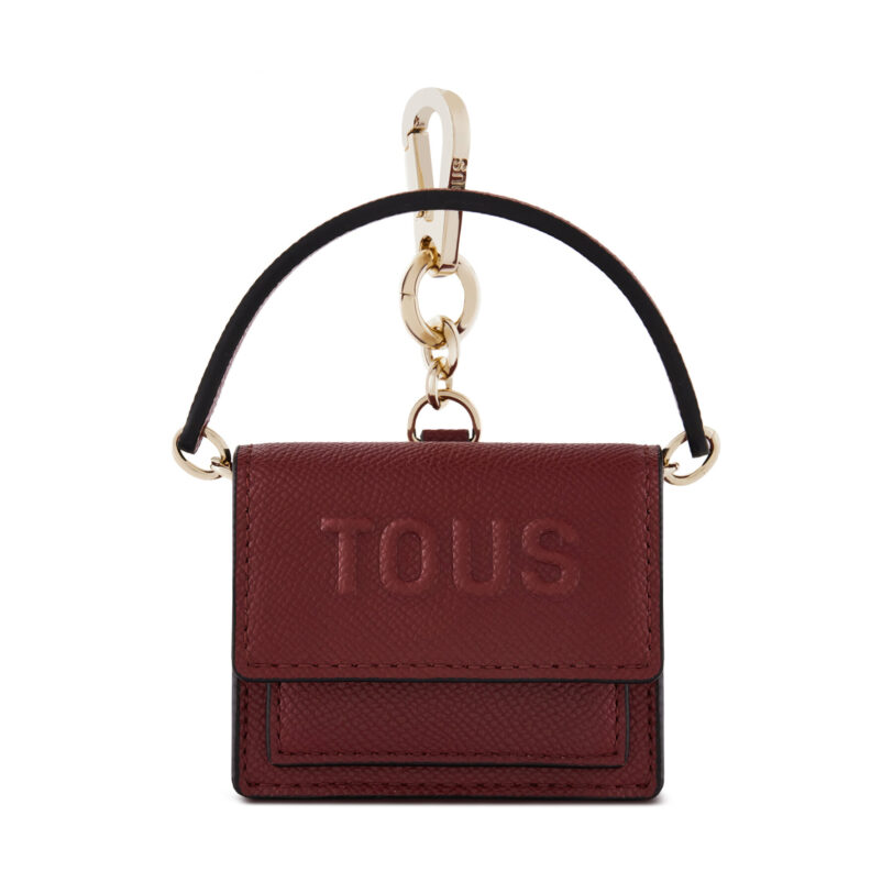 Ключодържател TOUS Mini Bandolera Audree 2002203517 Бордо цвят на ниска цена