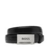 Колан BOSS J51741 D Черен цвят на ниска цена